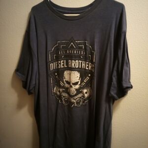 Men's Blue Graphic T-Shirt